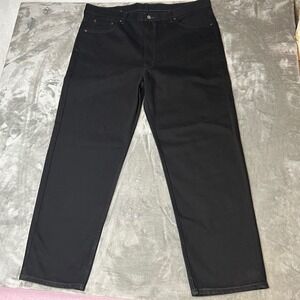 Levi's 541 Athletic Fit Black Jeans Mens Size 44x32 Stretch Denim EUC